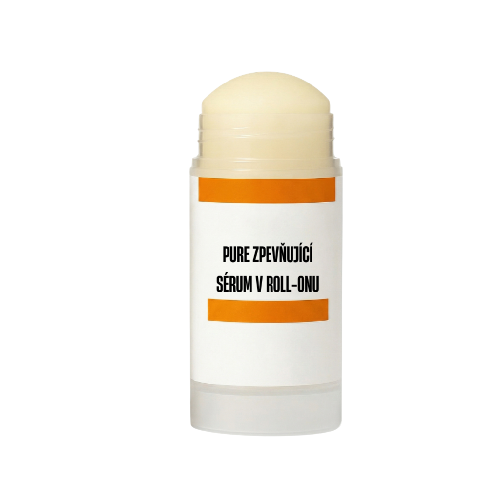 Pure zpevňující sérum v roll-onu - kosmetický produkt pro pevnější pleť.