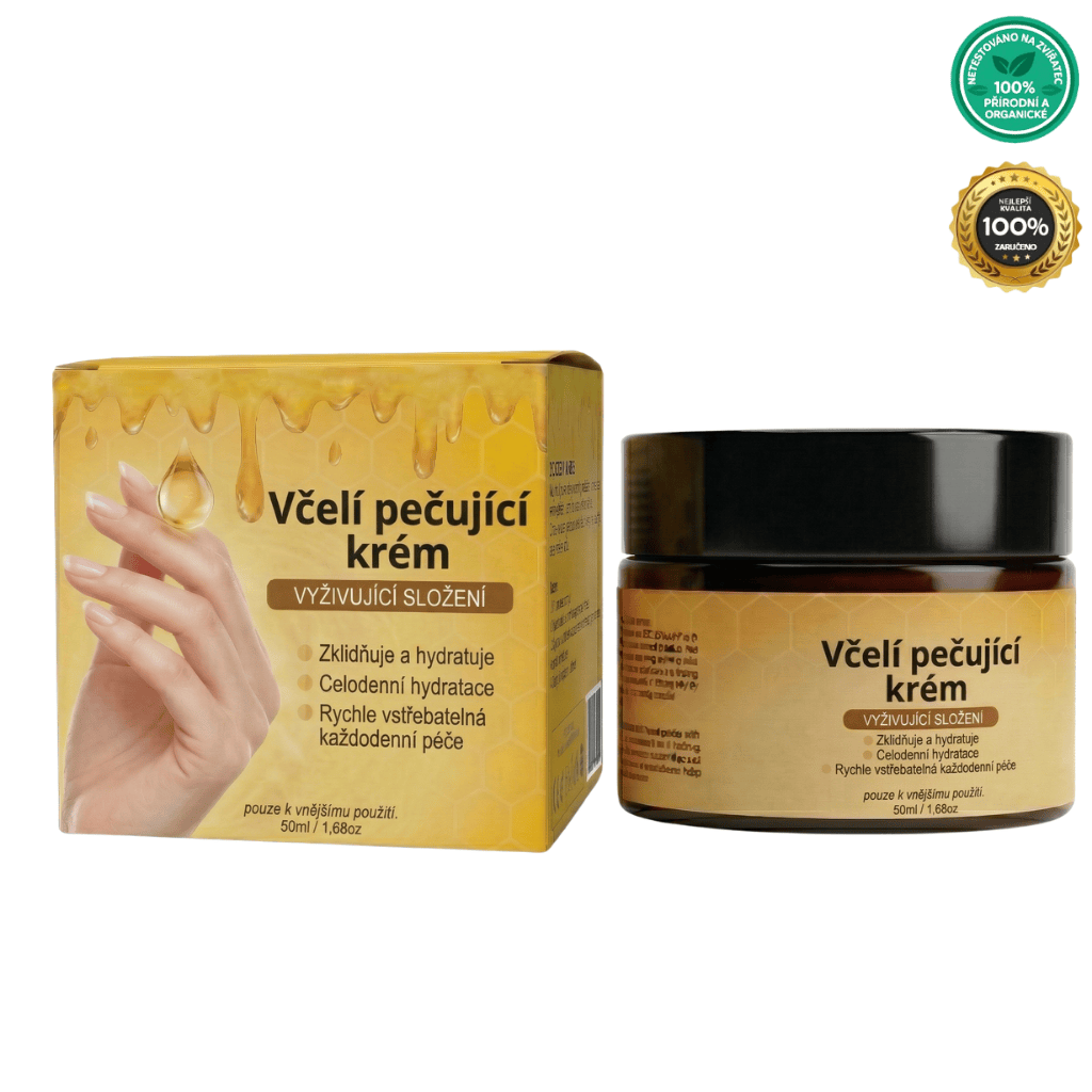 Luxusní krém pro péči o včely - výživující krém v elegantním balení pro hladší pleť.