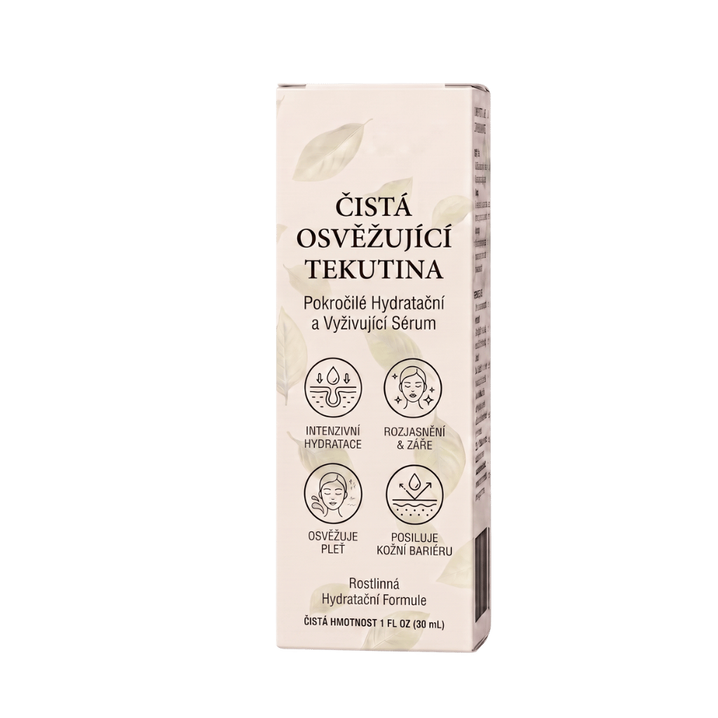 Prémiová čistá osvěžující tekutina
