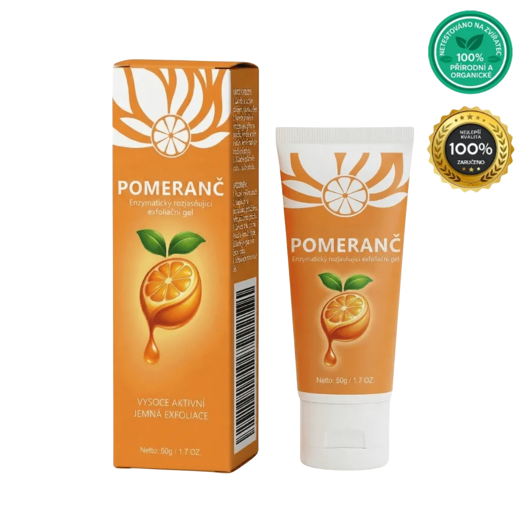 Pomerančový enzymatický gel