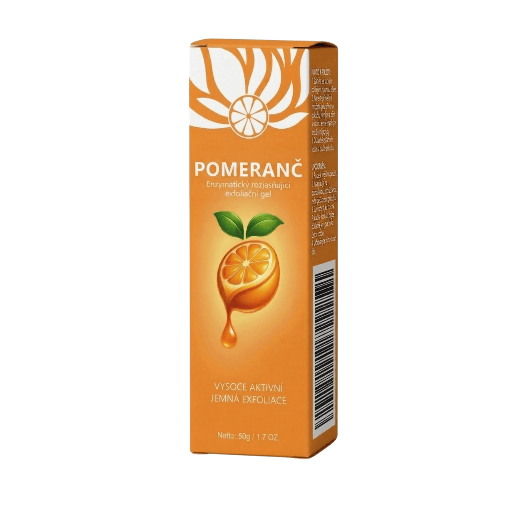 Pomerančový enzymatický gel